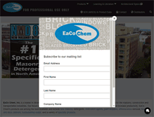 Tablet Screenshot of eacochem.com